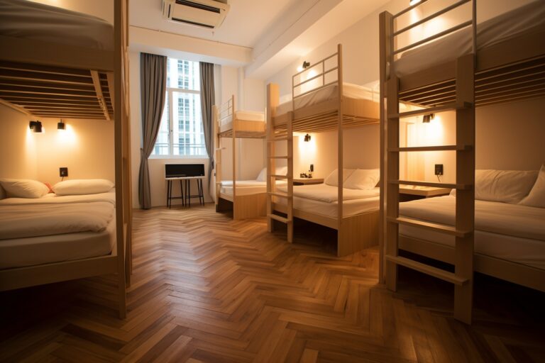 modern-luxury-hostel-dorm-dormitory-motel-room-wooden-floor-room-full-comfortable-beds